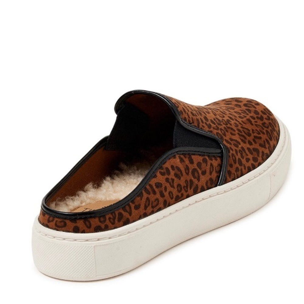 Leopard Print Memory Foam Mules - Picture 4 of 8